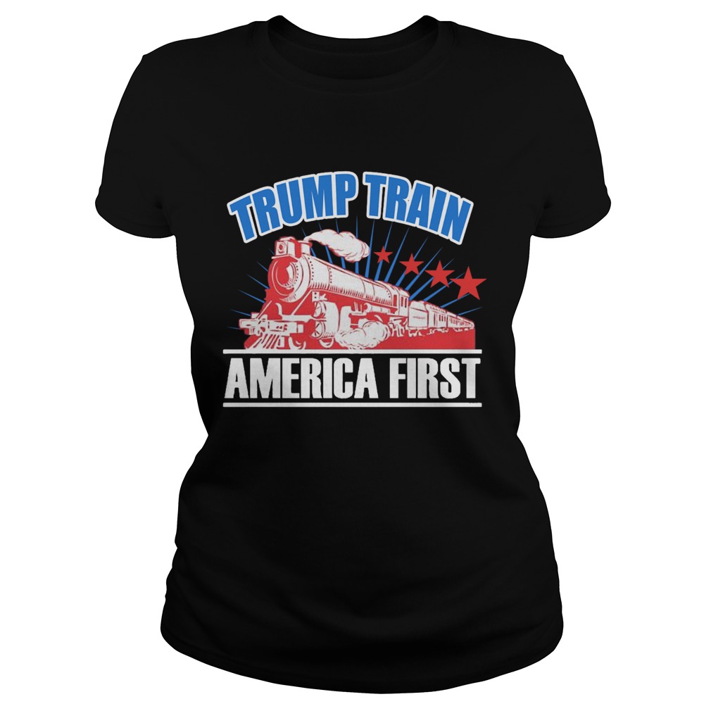 Trump Train America First  Classic Ladies