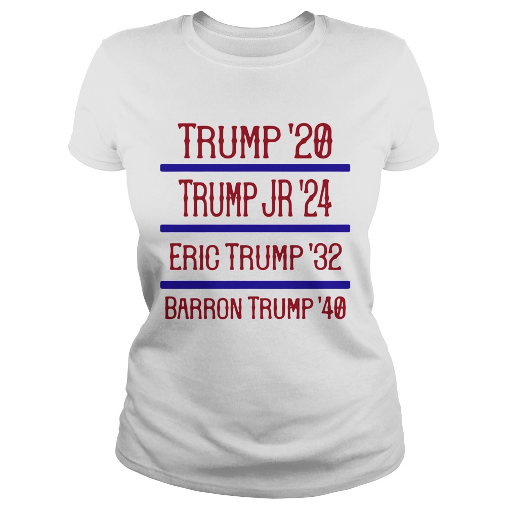 Trump20 Trump Jr24 Eric Trump32 Barron Trump40  Classic Ladies