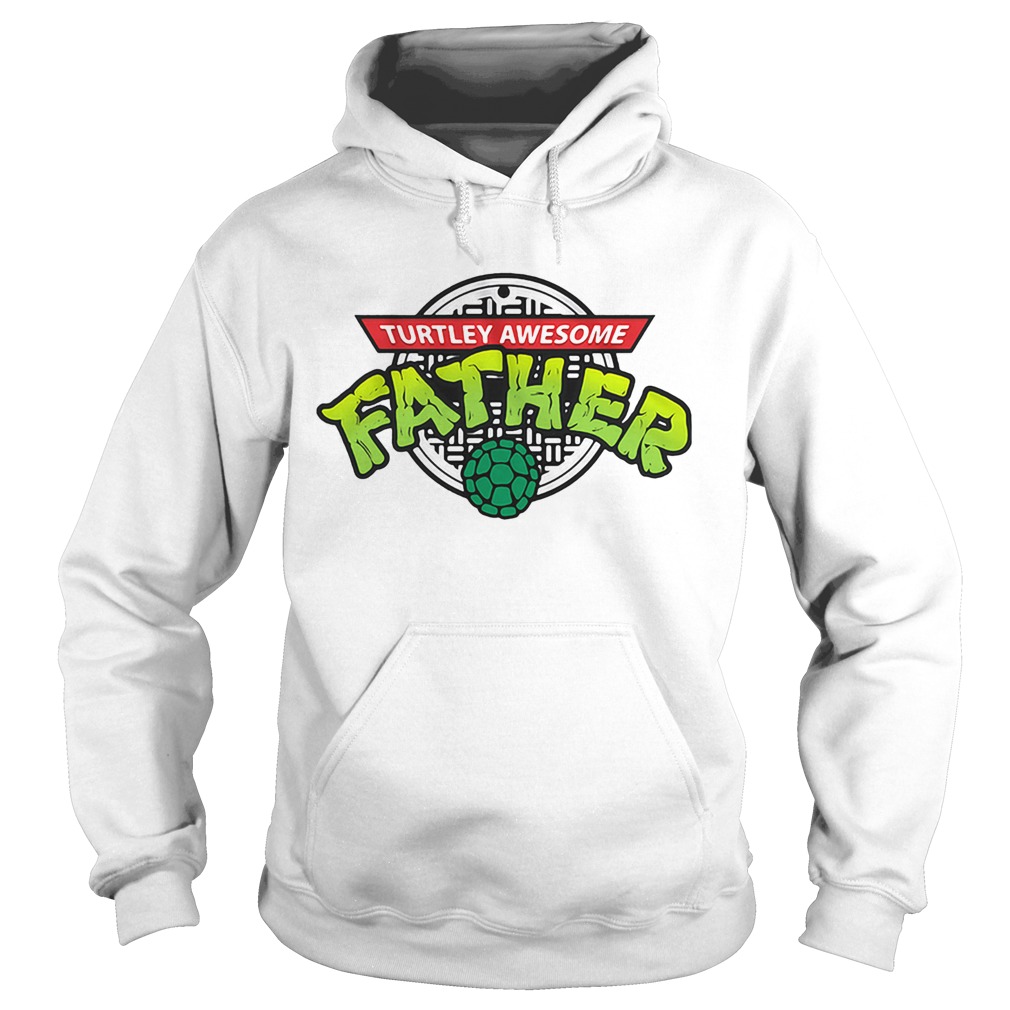 Turtley Awesome Father  Hoodie