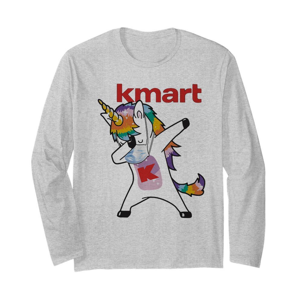 Unicorn mask kmart logo  Long Sleeved T-shirt 