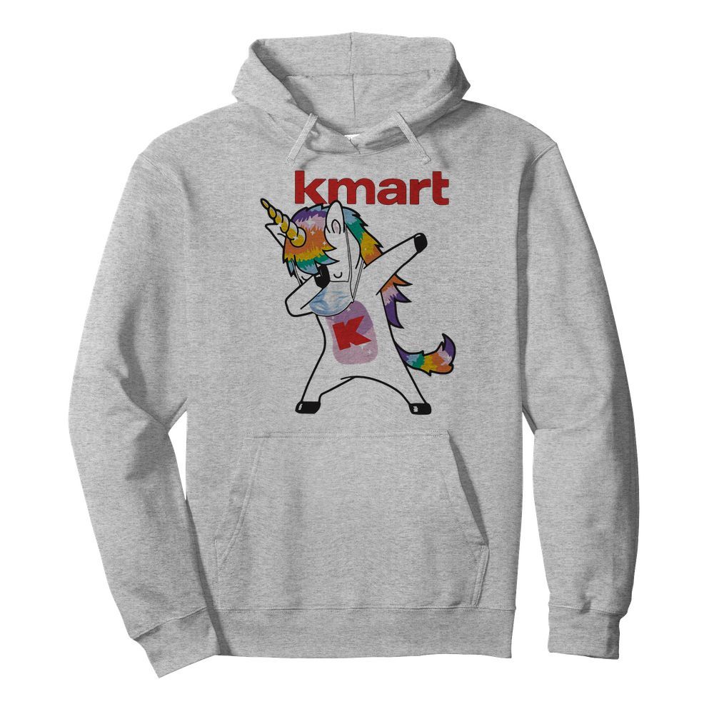 Unicorn mask kmart logo  Unisex Hoodie