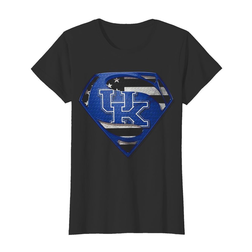 University Of Kentucky Superman  Classic Women's T-shirt