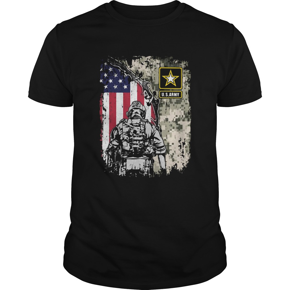 Usarmy veteran american flag independence day shirt