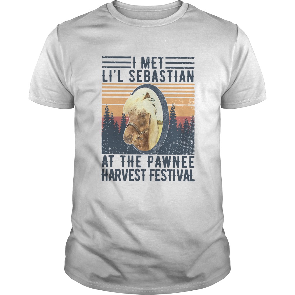 Vintage I Met Lil Sebastian At The Pawnee Harvest Festival  Unisex