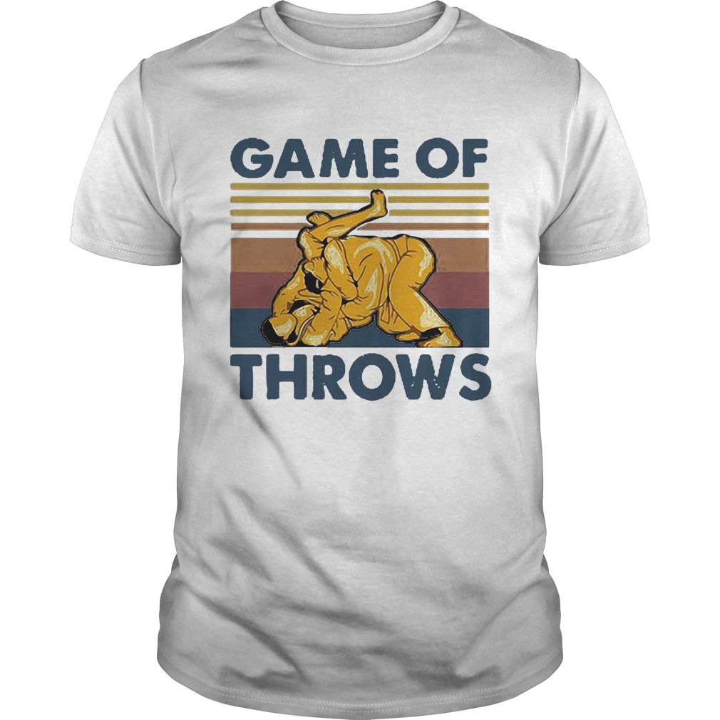 Vintage Jiu Jitsu Game Of Throws shirt