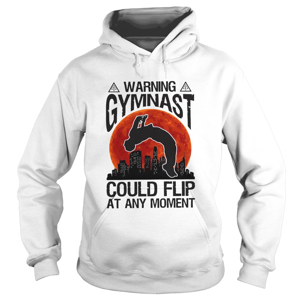 Warning Gymnast Could Flip At Any Moment  Hoodie