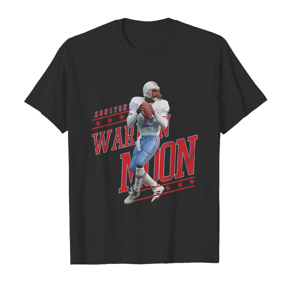 Warren no.1 houston football moon shirt