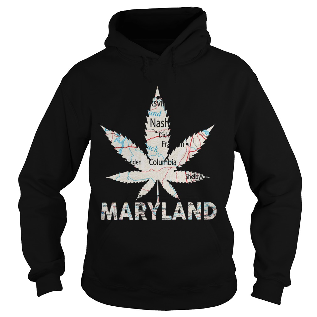 Weed Maryland  Hoodie