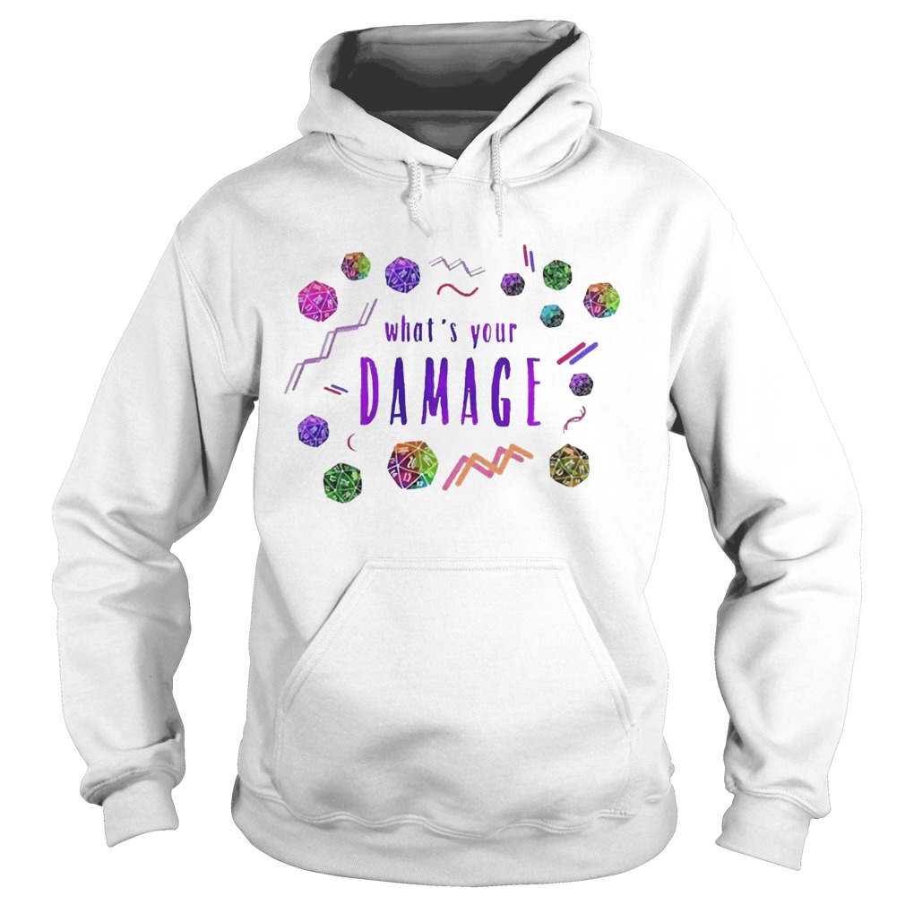 Whats Your Damage  Hoodie