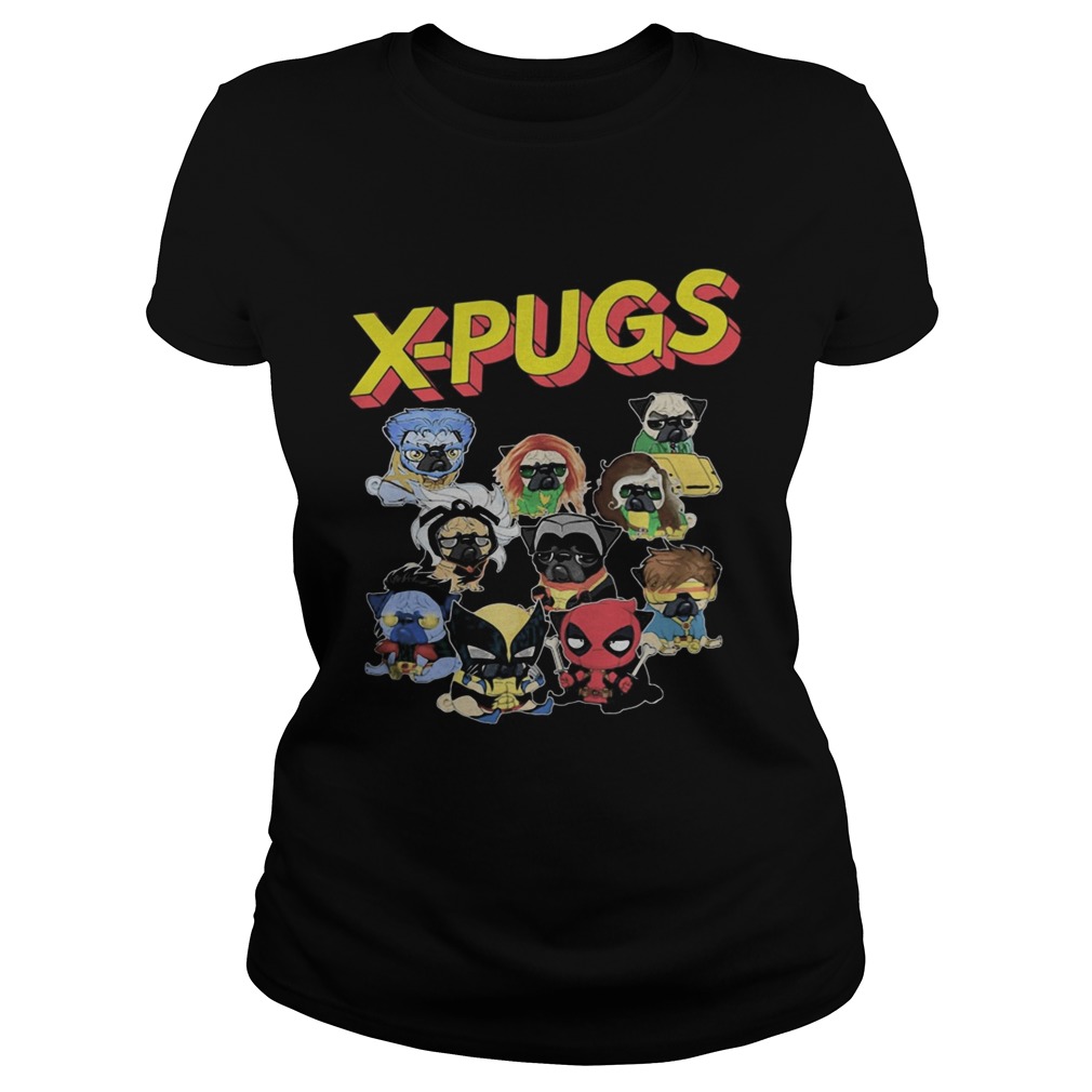 X pugs character cartoon  Classic Ladies