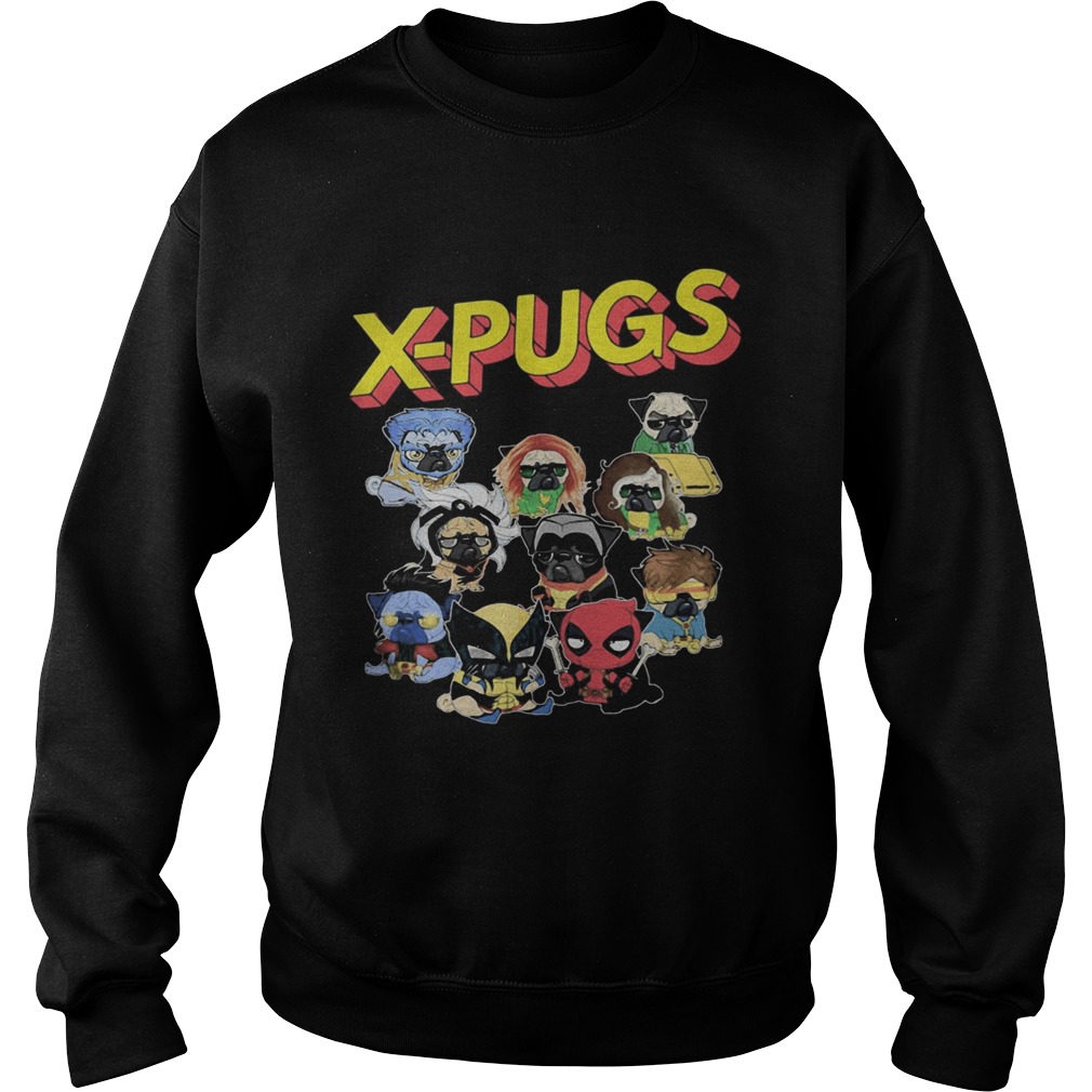 X pugs character cartoon  Sweatshirt