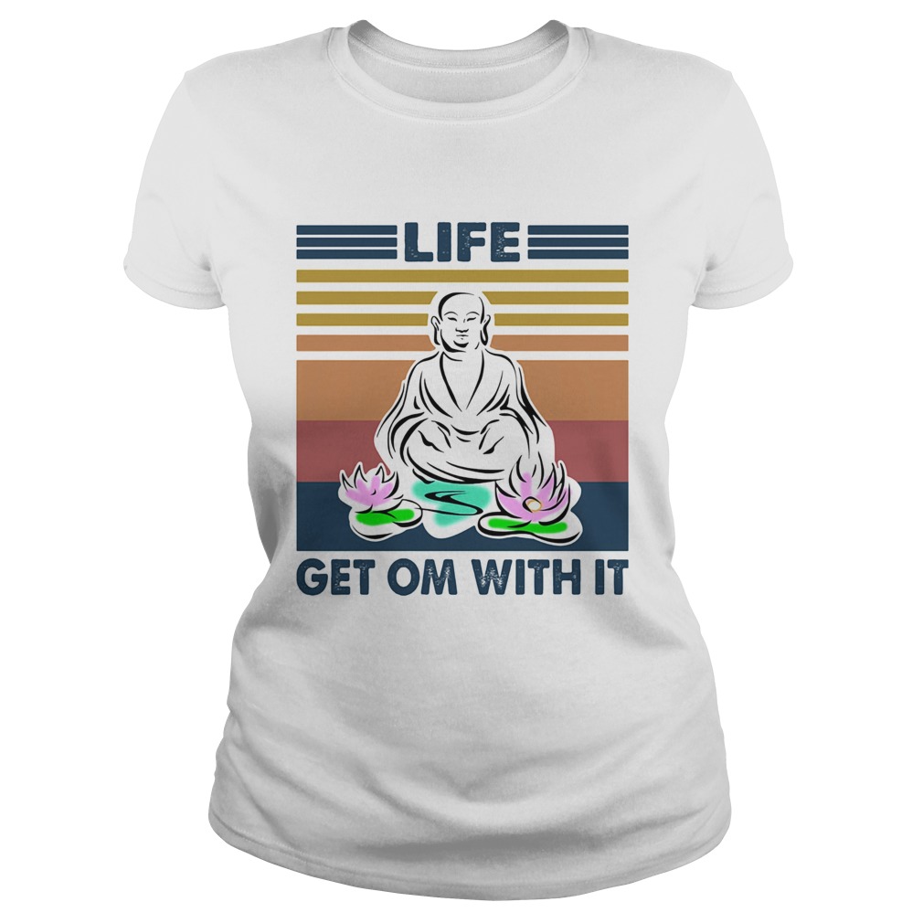 Yoga life get om with it vintage  Classic Ladies