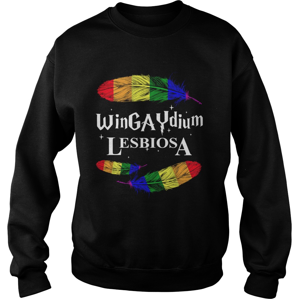 lgbt wingaydium lesbiosa  Sweatshirt