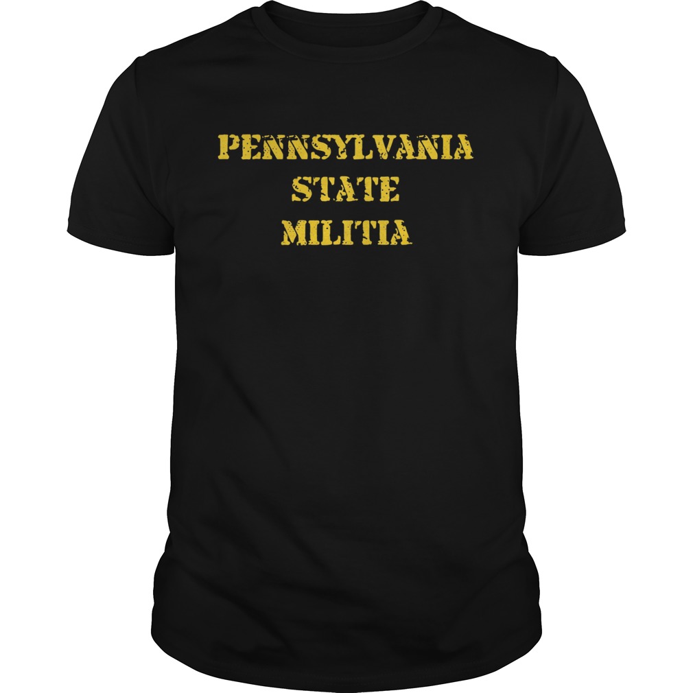 pennsylvania state militia shirt