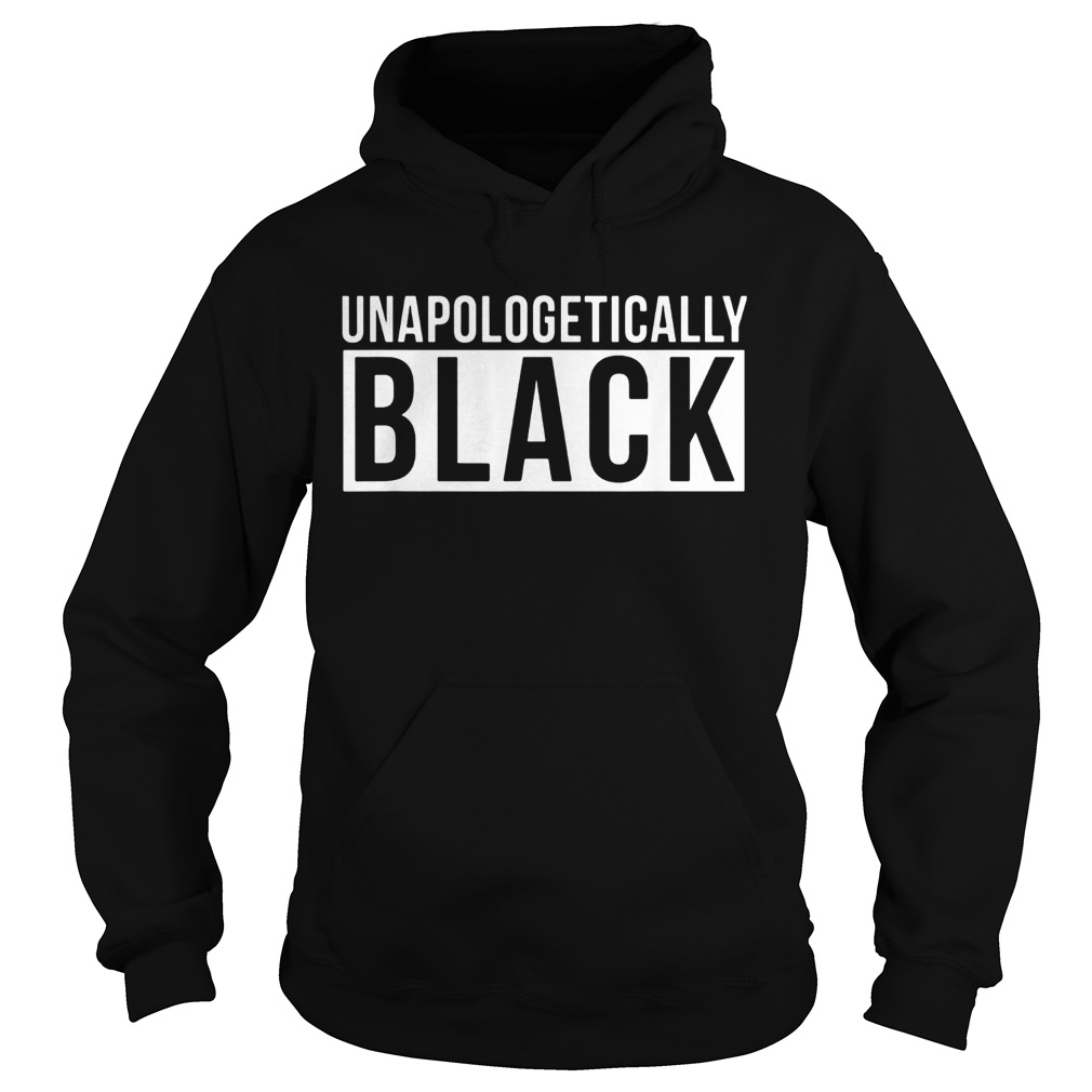 unapologetically black line  Hoodie