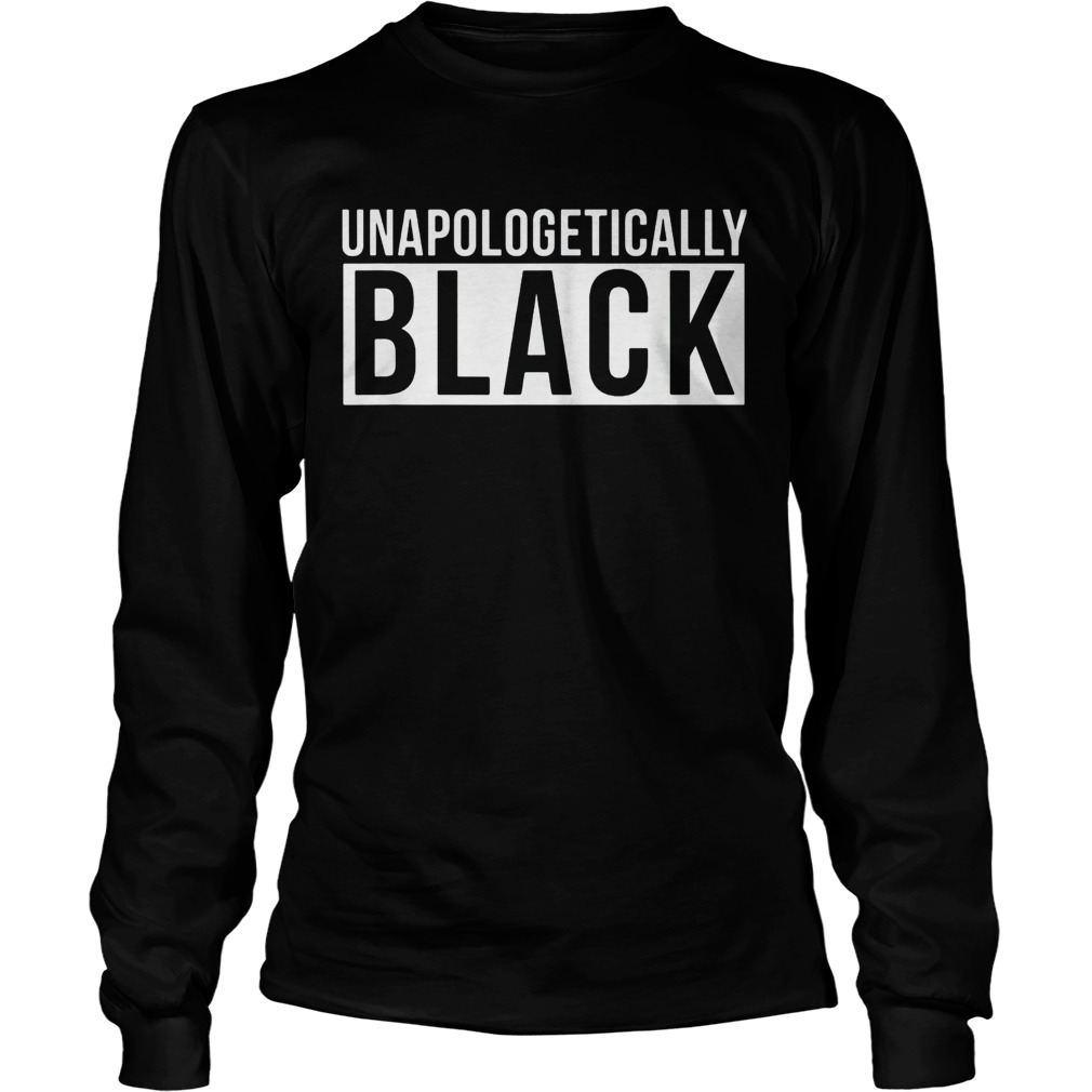 unapologetically black line  Long Sleeve