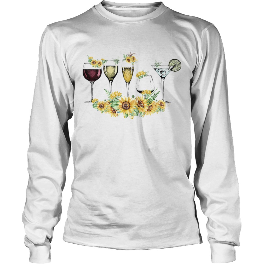 whiskey sunflowers  Long Sleeve