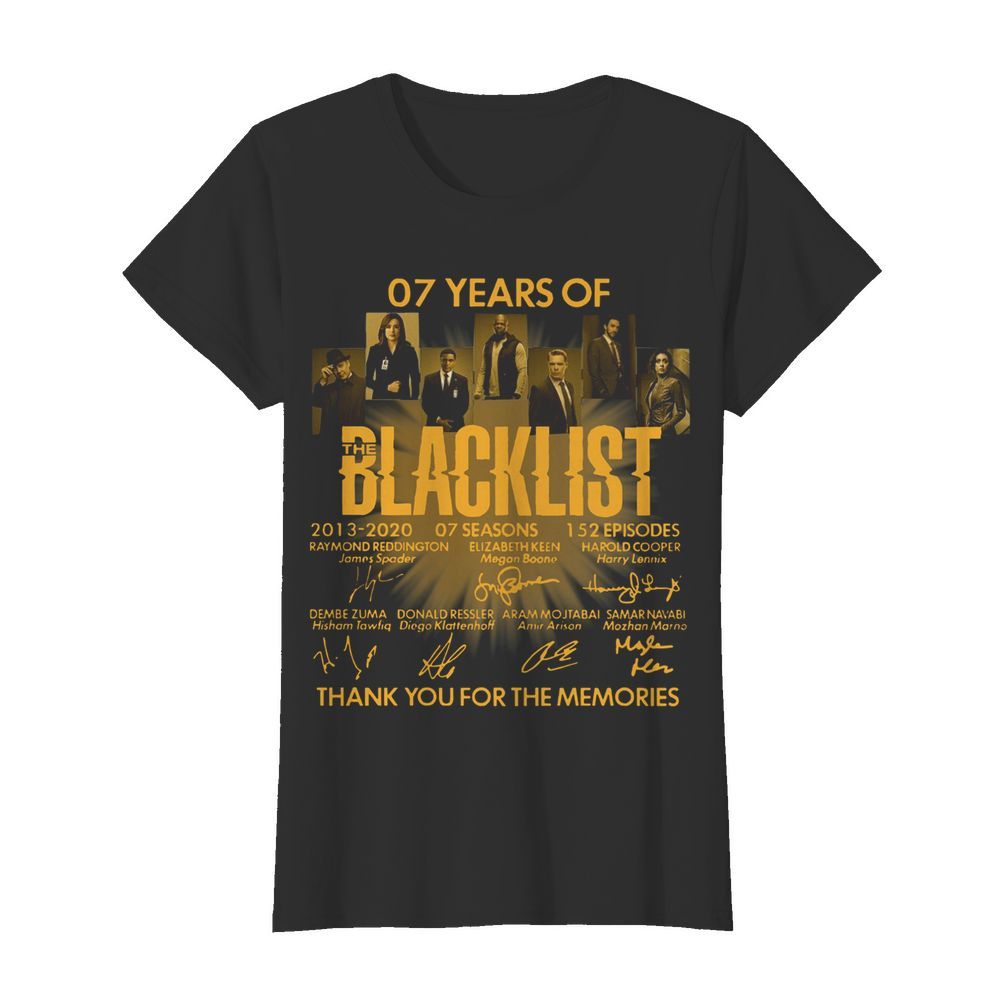 07 Years Of The Blacklist  Classic Women's T-shirt