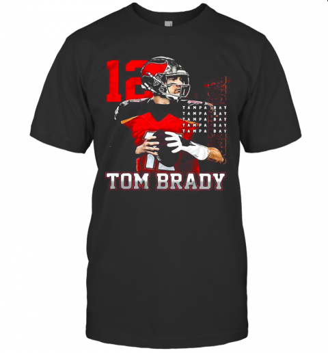 12 Tom Brady Tampa Bay Buccaneers T-Shirt