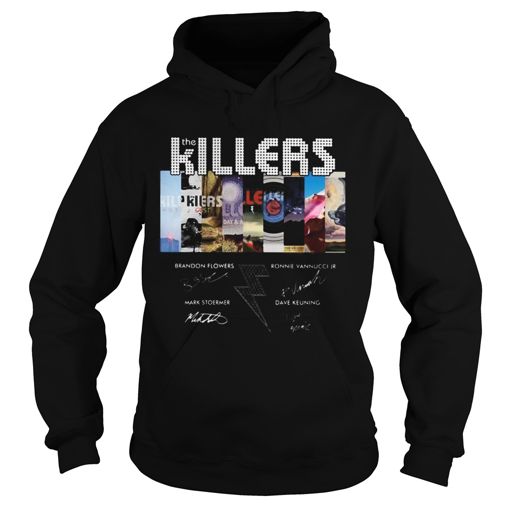 1594975984The killers band members signatures  Hoodie