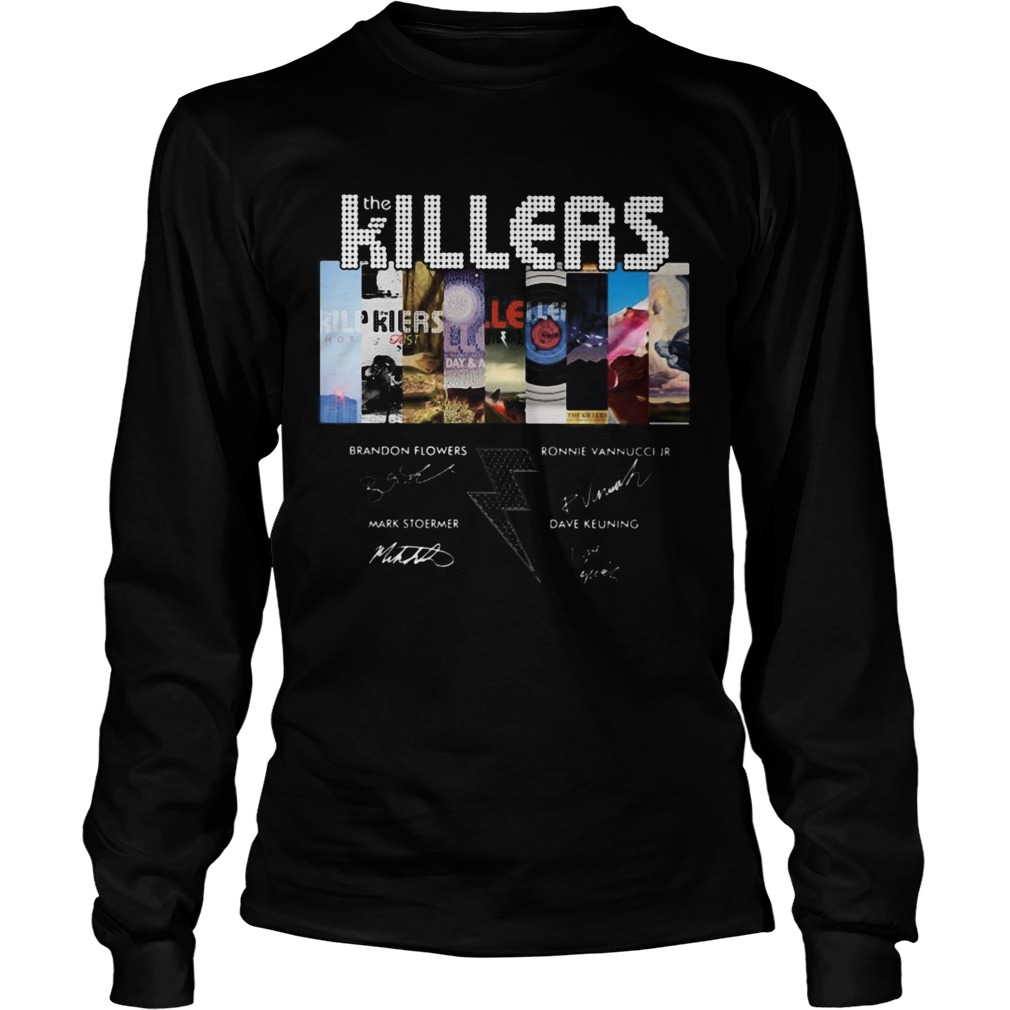 1594975984The killers band members signatures  Long Sleeve