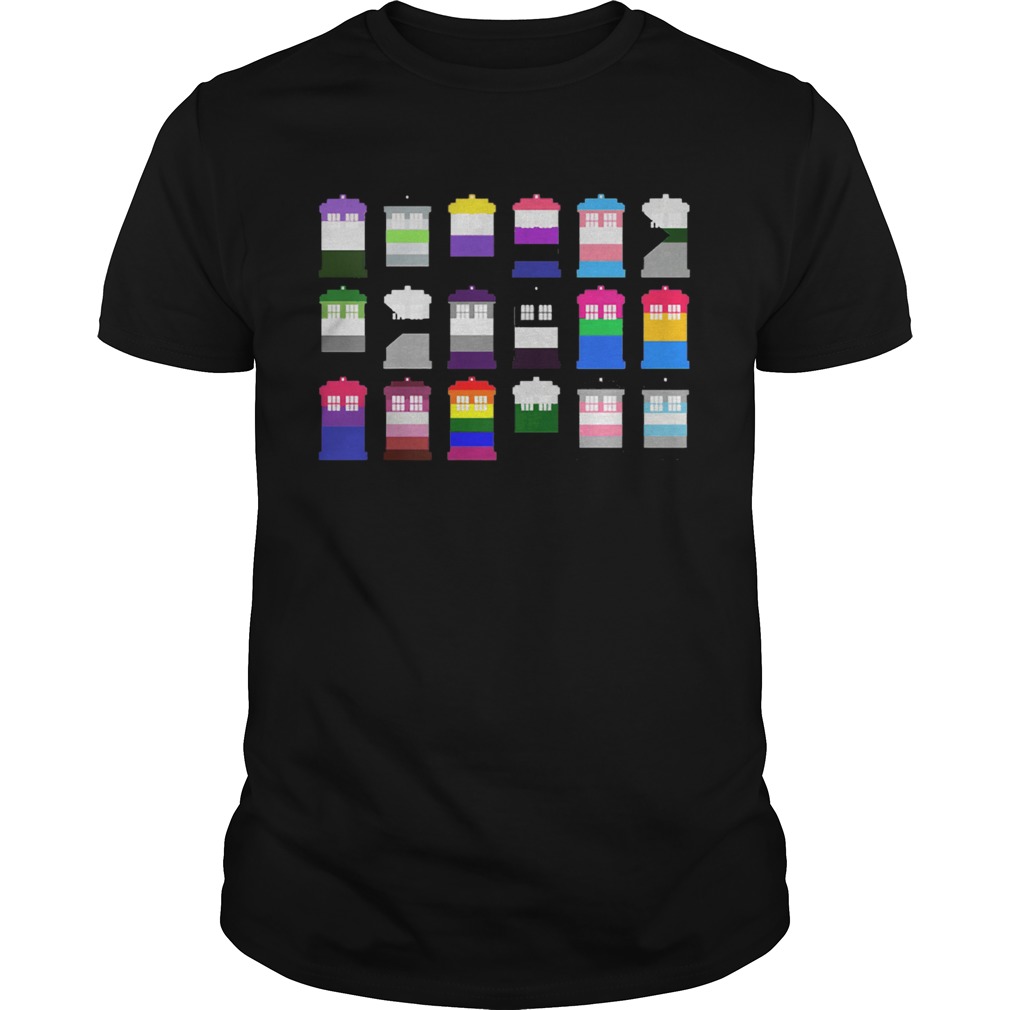 18 Buildings Cold And Hot Colors shirt