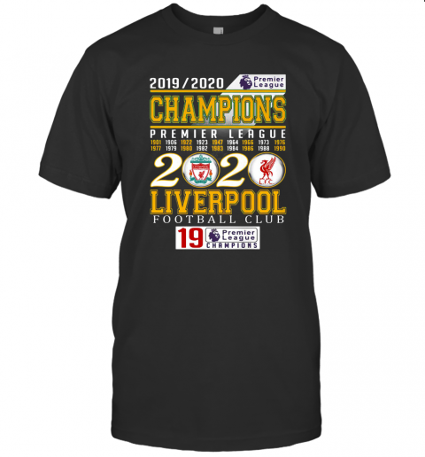 2019 2020 Champions Premier League 2020 Liverpool Football Club T-Shirt Classic Men's T-shirt