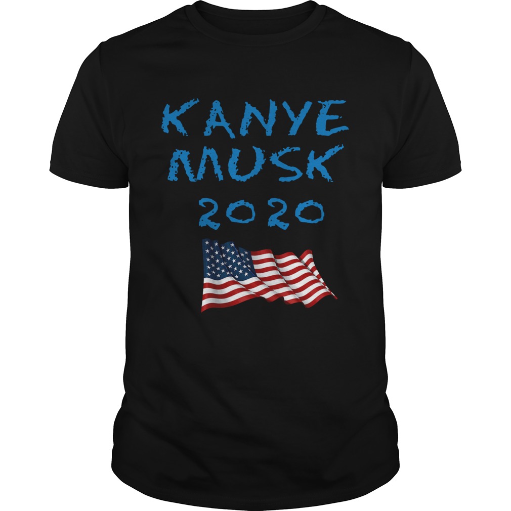 2020 Kanye Musk American Flag shirt