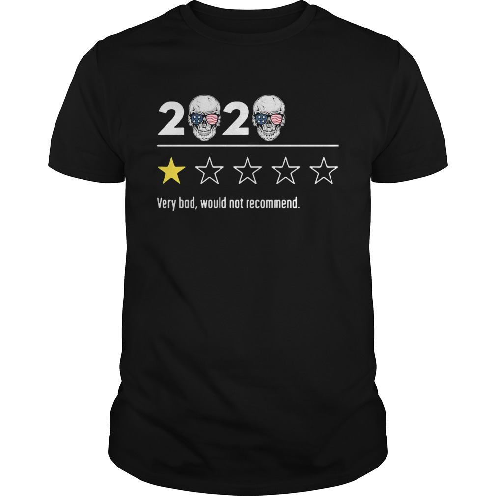 2020 skull glasses independence day very bad would not recommend shirt