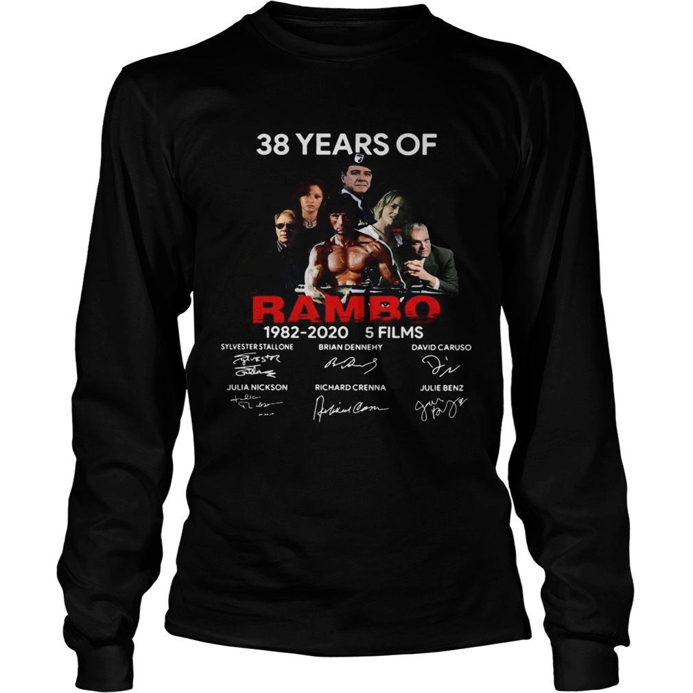 38 YearsRambo 19822020 5 Films Signature  Long Sleeve