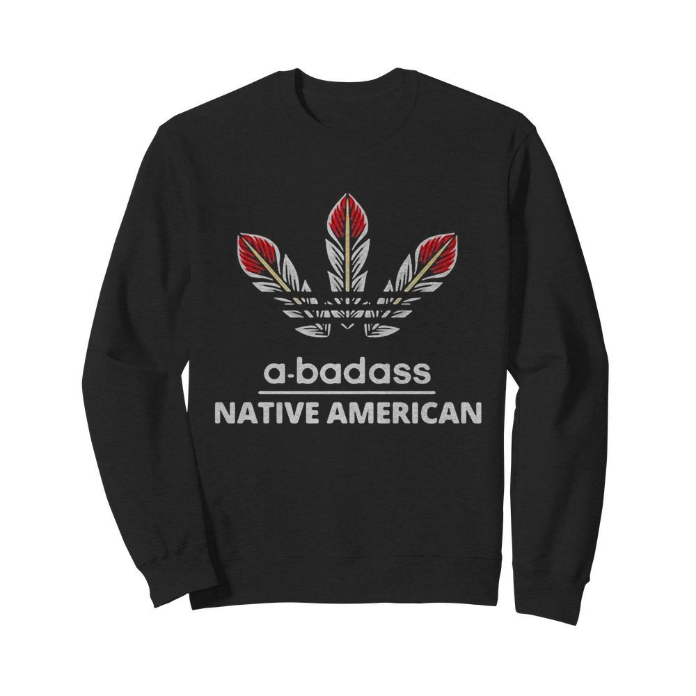 A-badass native american logo  Unisex Sweatshirt