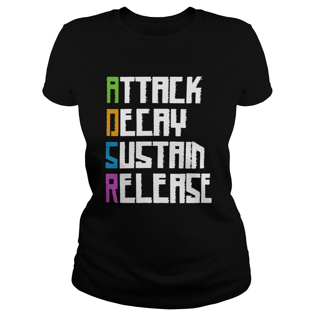 ADSR attack decay sustain release  Classic Ladies