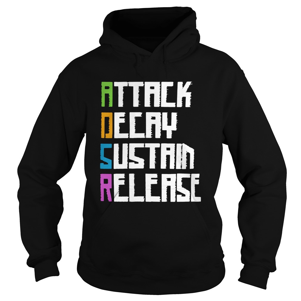 ADSR attack decay sustain release  Hoodie