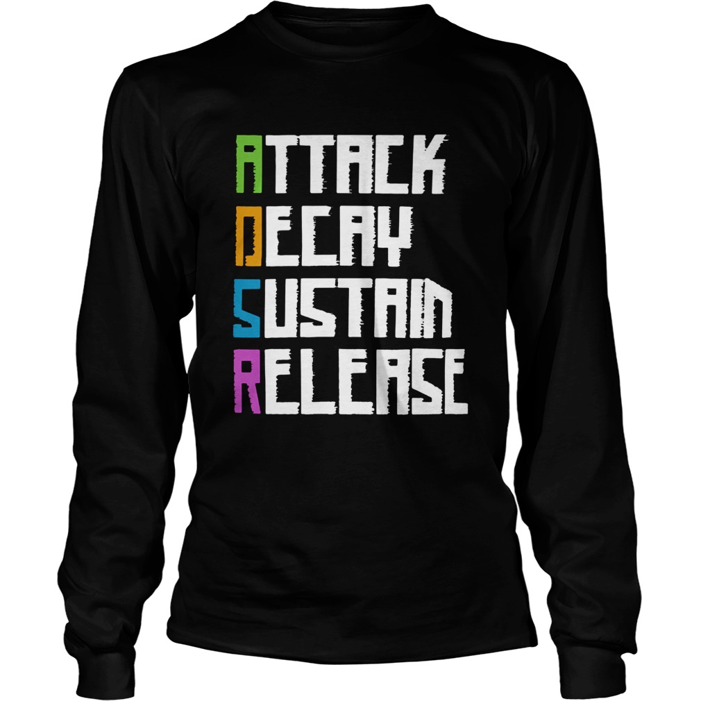 ADSR attack decay sustain release  Long Sleeve