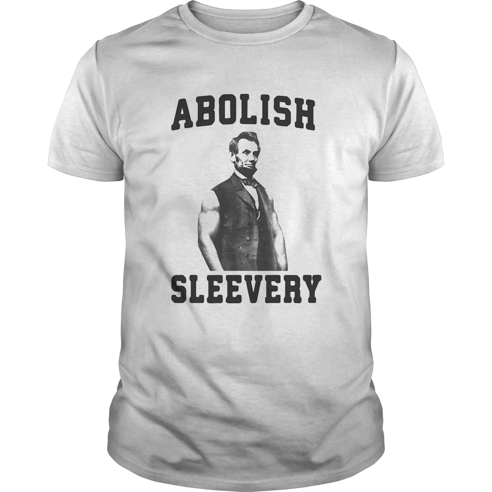 Abolish Sleevery Black Abraham Lincoln shirt