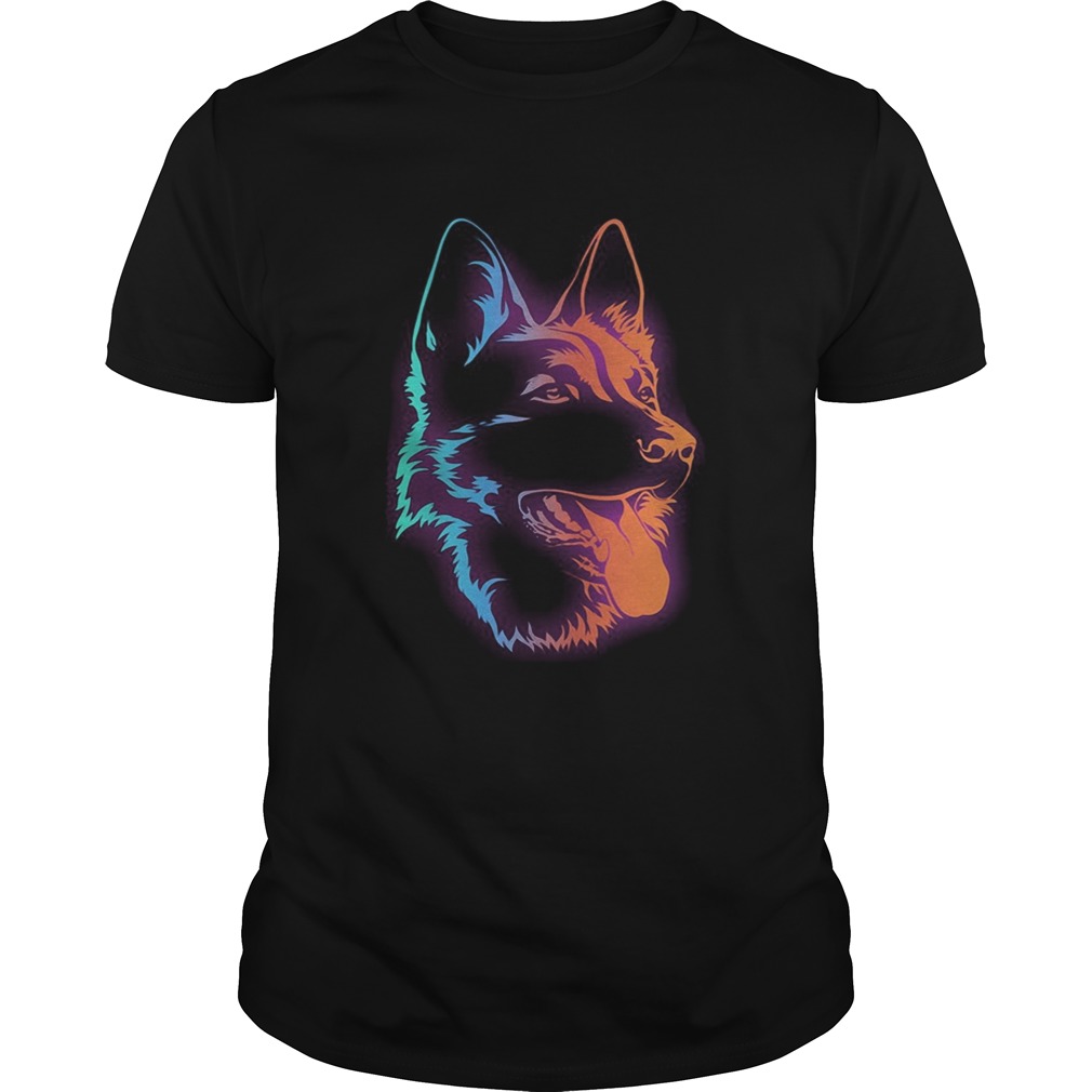 Alasca Dog Color Tongue shirt