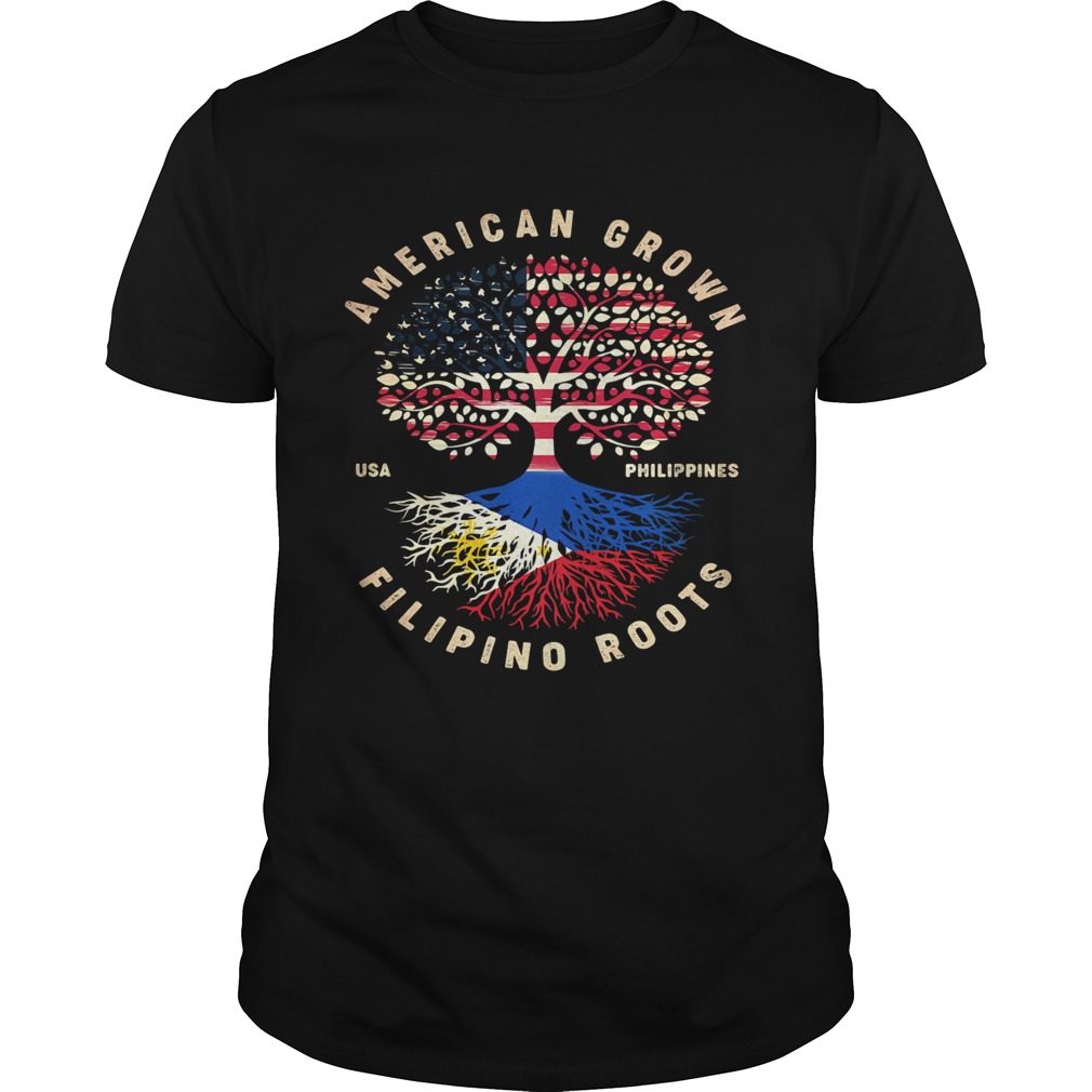 American Grown Filipino Roots shirt