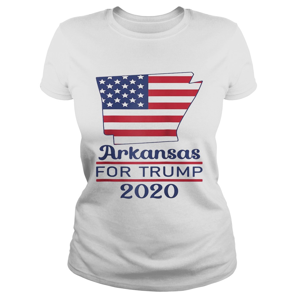 Arkansas for donald trump 2020 flag  Classic Ladies