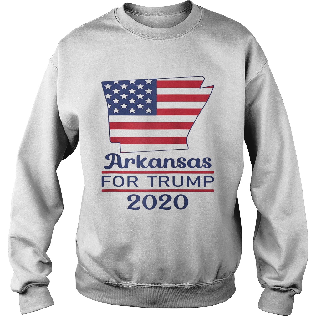 Arkansas for donald trump 2020 flag  Sweatshirt