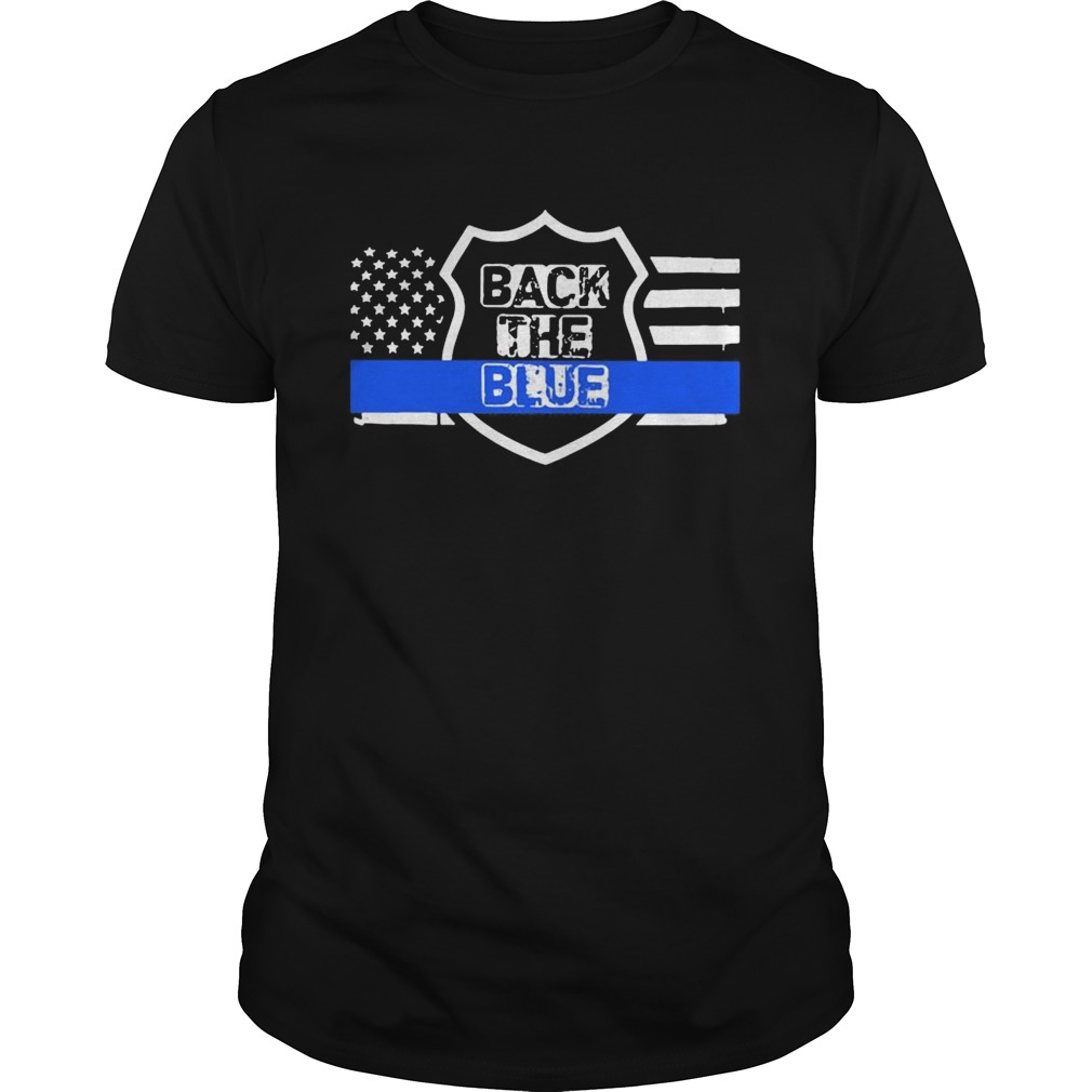 Back the blue american flag independence day  Unisex