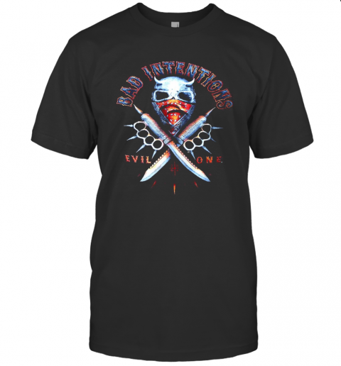 Bad Intentions Spiked Brass Knuckles Biker T-Shirt