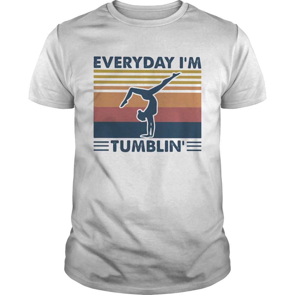 Ballet everyday Im tumblin vintage retro shirt