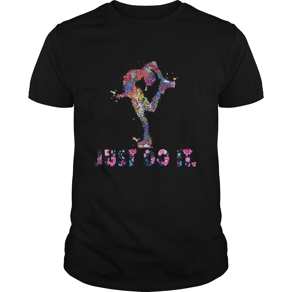 Ballet just do it flowers black  Unisex