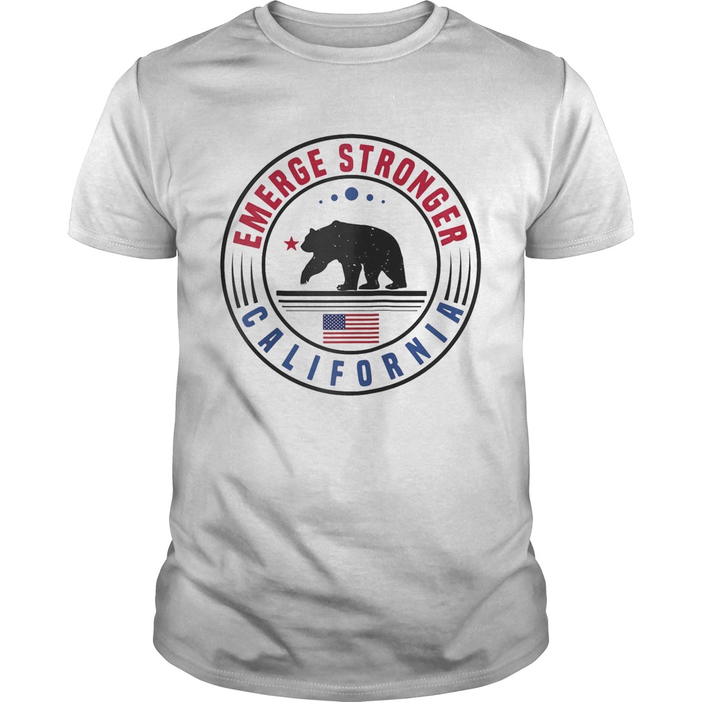 Bear emerge stronger california shirt