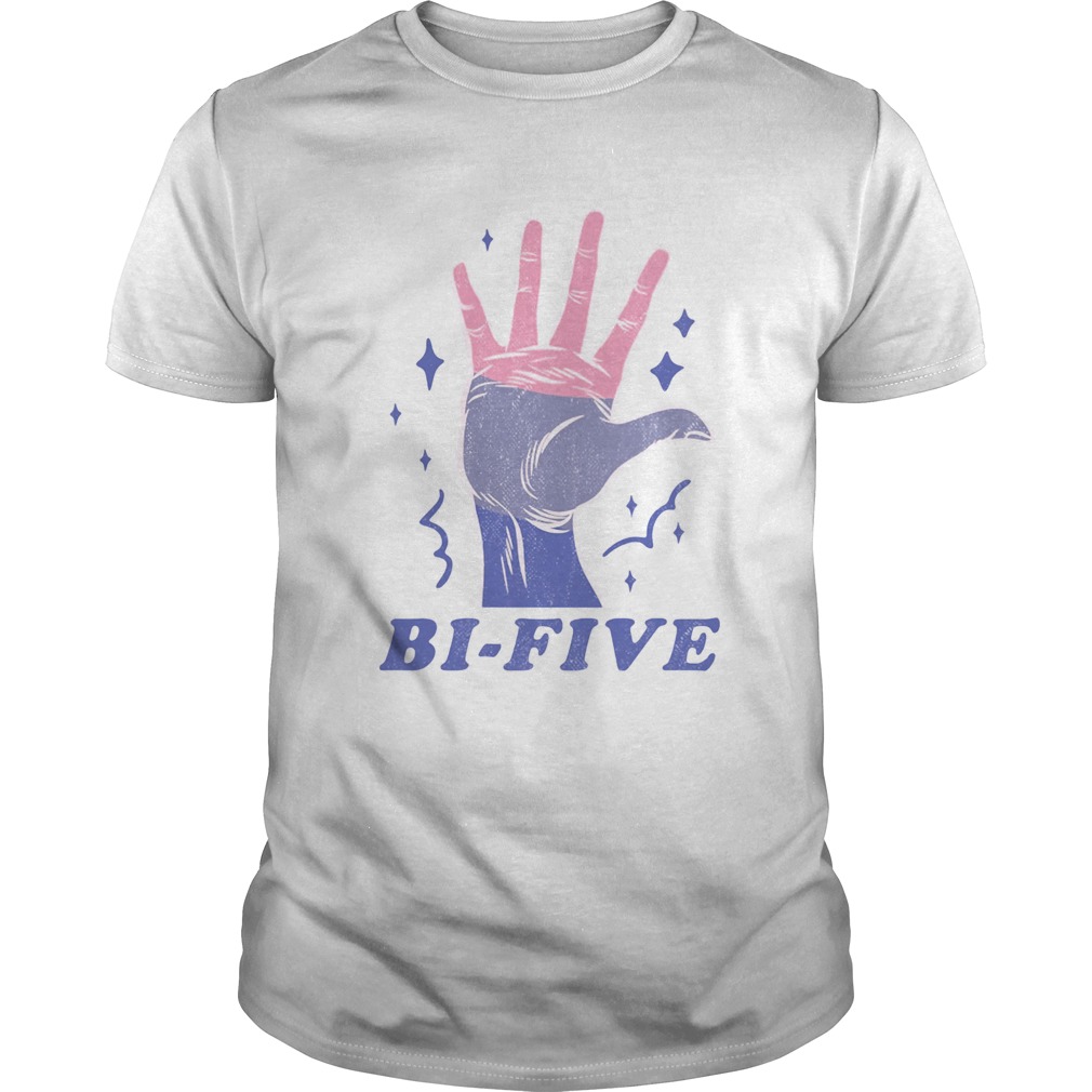 Bi Five High Five Bisexual LGBT Rainbow Pride shirt