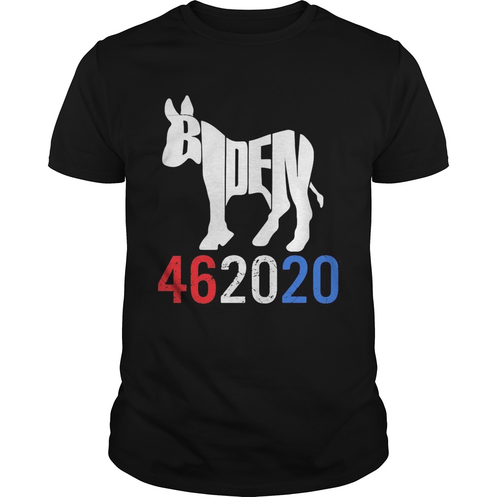 Biden 46 20 20 red white blue shirt