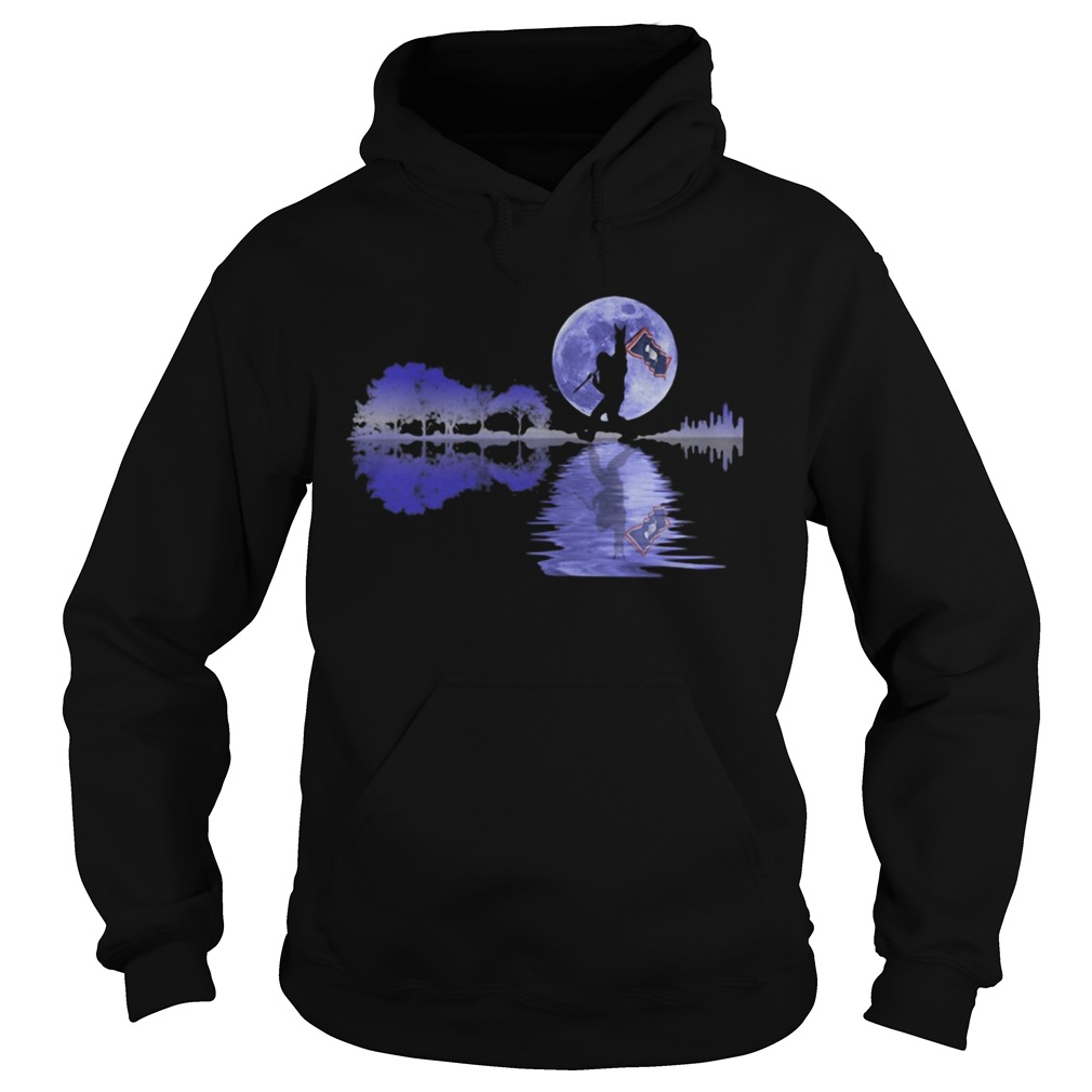 Bigfoot flag river moon tree  Hoodie