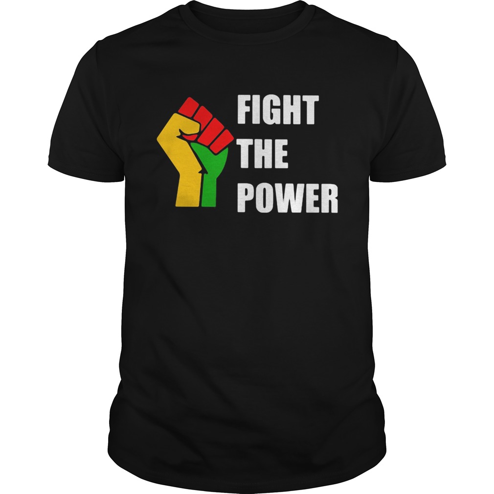 Black Lives Matter Fight The Power Hand LGBT shirt