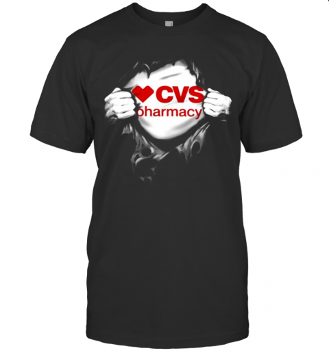 Blood Insides Cvs Health Logo T-Shirt