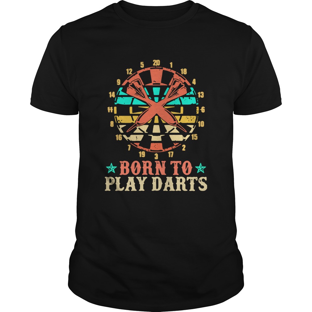 Born To Play Darts Stars shirt